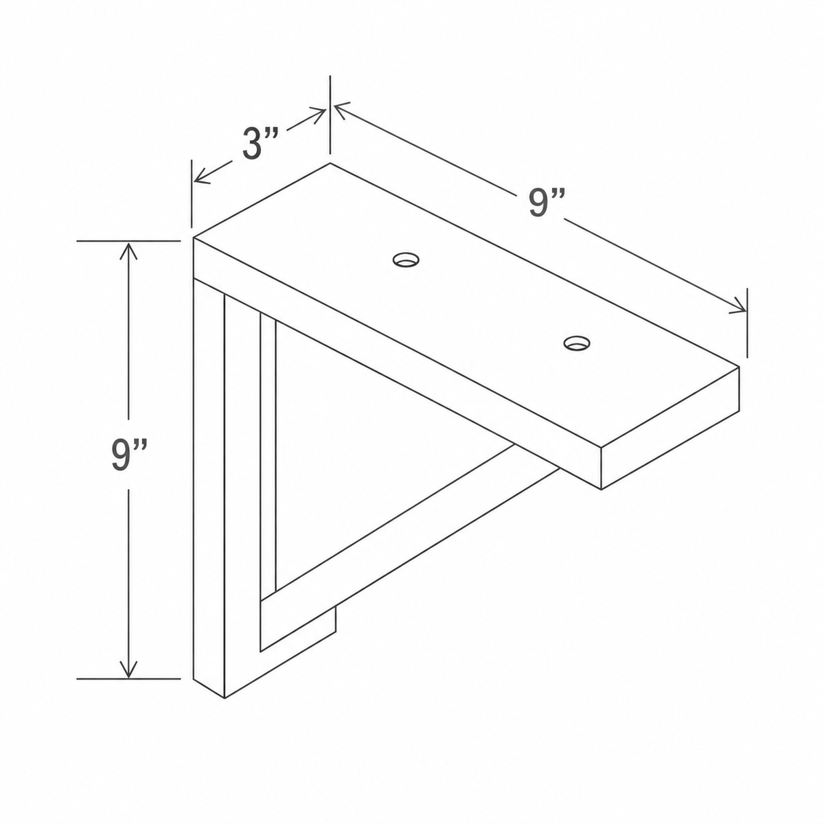 Slim Aston Green Corbel CB9