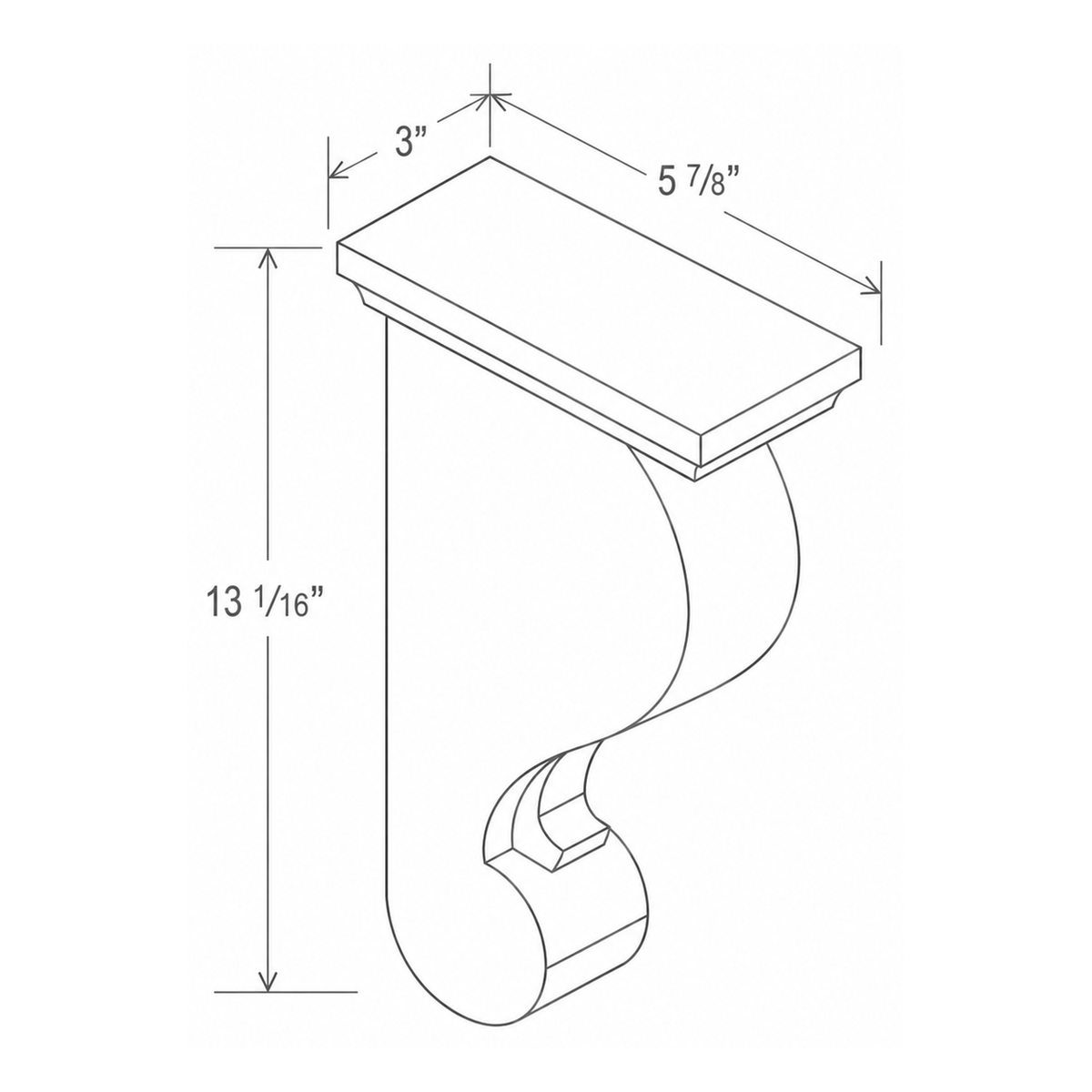 Slim Dove White Corbel CBT