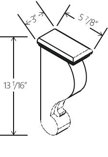 Gray Shaker Corbel CBT