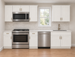 Double Dove White 10FT RTA Cabinet BasicKitchen Combo