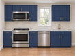 Navy Blue Shaker 10FT RTA Cabinet BasicKitchen Combo