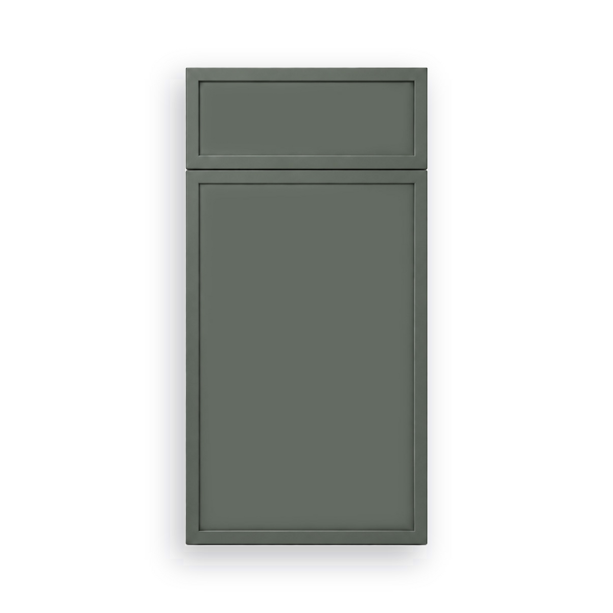 Slim Aston Green Cabinet Door Sample