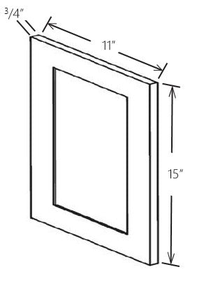 Slim White Oak Sample Door