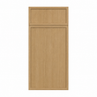 Slim White Oak 10FT RTA Cabinet BasicKitchen Combo