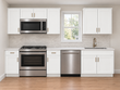 Shaker White 10FT RTA Cabinet BasicKitchen Combo