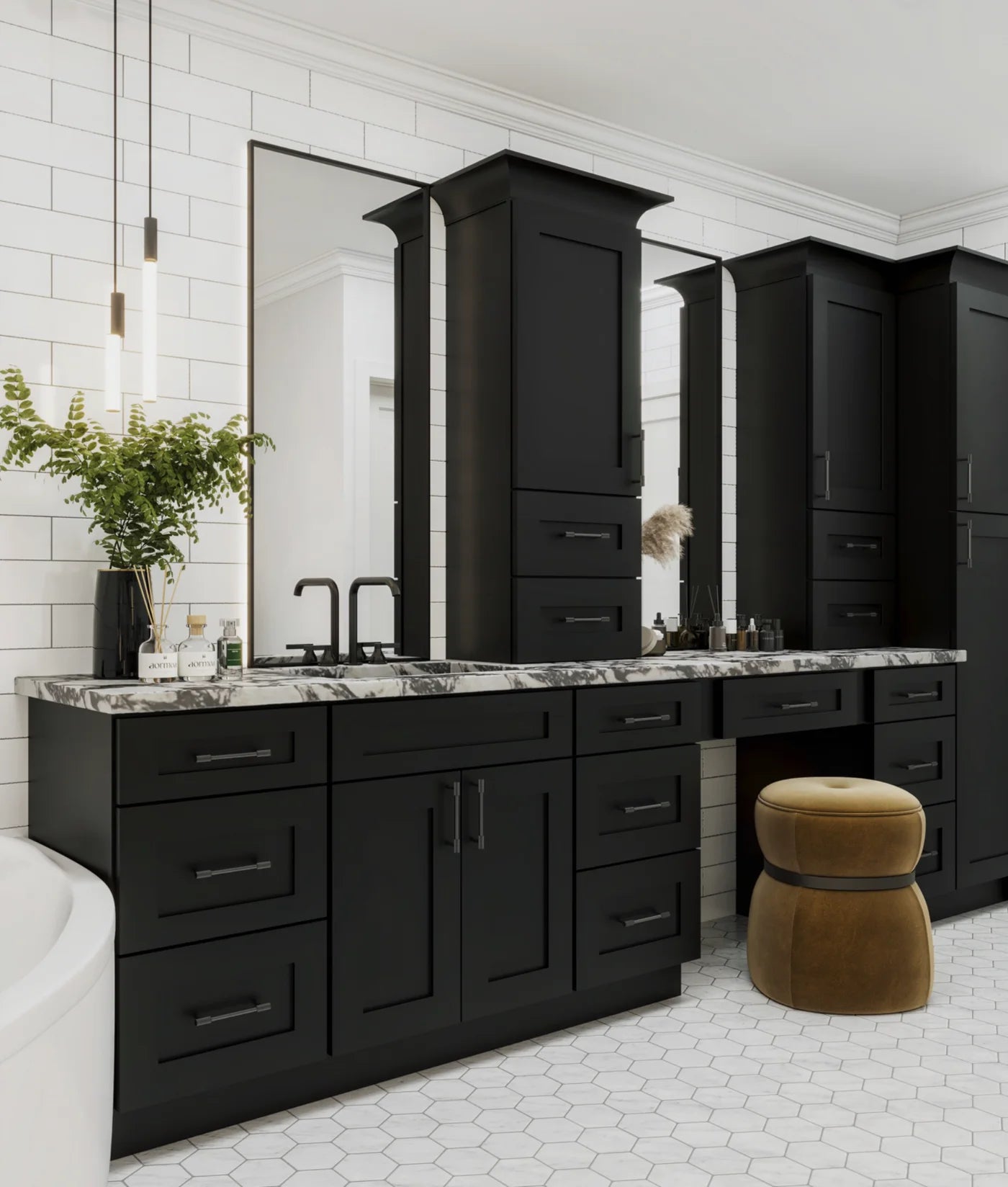 Cabinetry that brings order to the morning